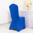 Royal Blue Premium Spandex Stretch Fitted Banquet Chair Cover With Foot Pockets