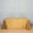 90 Inch x 132 Inch Gold Seamless Linen Reusable Premium Velvet Rectangle Tablecloth 