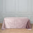 90x132inch Mauve Seamless Premium Velvet Rectangle Tablecloth, Reusable Linen
