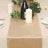 Premium Velvet Table Runner Champagne 12 Inch x 108 Inch 