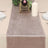 Premium Velvet Sheen Finish Table Runner Mauve 12 Inch x 108 Inch 