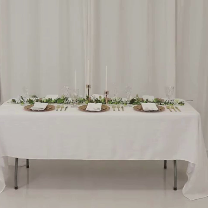 10 Pack Gold Hard Plastic Dinner Plates with Ruffled Rim, Heavy Duty Disposable Dinnerware