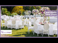 Purple Seamless Premium Polyester Round Tablecloth 220GSM 120" for 5 Foot Table With Floor-Length Drop