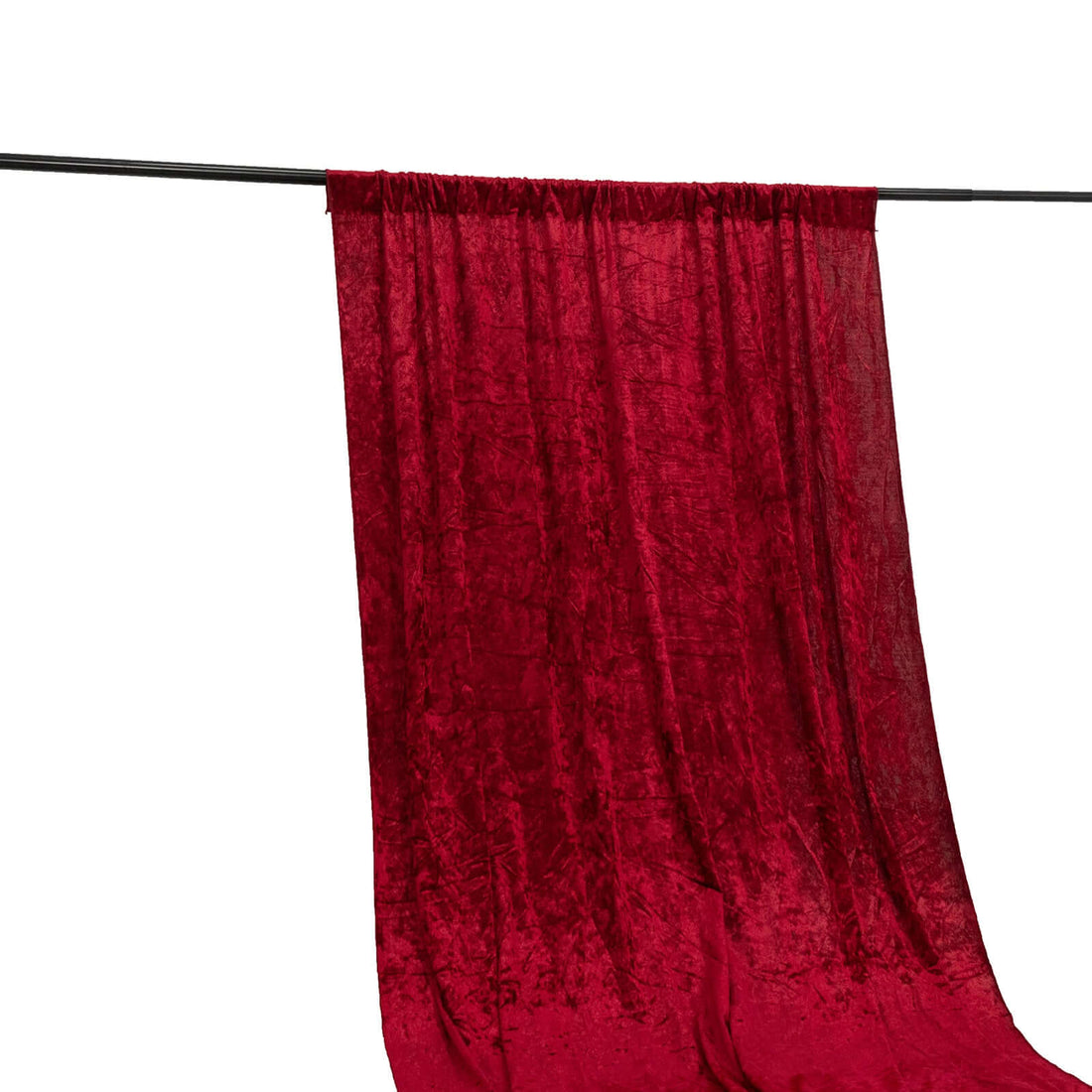 Red Premium Smooth Velvet Backdrop Drape Curtain, Privacy Photo Booth Event Divider Panel