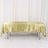 60 Inch x 102 Inch Champagne Satin Rectangular Tablecloth