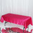 Rectangular Fuchsia Smooth Satin Tablecloth 60 Inch x 102 Inch