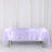 60inch x 102inch Lavender Lilac Smooth Satin Rectangular Tablecloth
