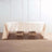Beige Satin Tablecloth 60 Inch x 126 Inch Rectangular