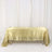 Champagne Rectangular Satin Tablecloth 60 Inch x 126 Inch