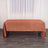 Terracotta (Rust) Seamless Satin Rectangular Tablecloth - 60x126inch
