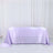 90inch x 132inch Lavender Lilac Satin Seamless Rectangular Tablecloth