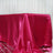 Rectangular Fuchsia Satin Tablecloth 90 Inch x 156 Inch  