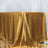 Rectangular Gold Satin Tablecloth 90 Inch x 156 Inch  