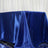 Rectangular Royal Blue Satin Tablecloth 90 Inch x 156 Inch  