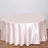 Blush Rose Gold Satin 108 Inch Round Tablecloth 