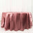 108inch Cinnamon Rose Satin Round Tablecloth
