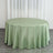 120 inches Sage Green Satin Round Tablecloth