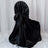 Black Satin Universal Chair Covers