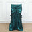 Peacock Teal Universal Satin Chair Cover
