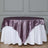 Violet Amethyst Square Satin Table Overlay 72 Inch x 72 Inch  