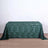 90inch x 132inch Hunter Emerald Green Seamless Diamond Sequin Rectangular Tablecloth