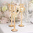 Set of 20 Natural Wooden 1-20 Wedding Table Numbers on Sticks With Round Holder Base