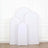 Set of 4 | Matte White Spandex Fitted Wedding Arch Covers