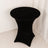 Black Highboy Spandex Cocktail Table Cover, Fitted Stretch Tablecloth
