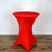 Red Highboy Spandex Cocktail Table Cover, Fitted Stretch Tablecloth for 24"-32" Dia High Top Tables
