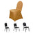 Gold Spandex Stretch Fitted Banquet Slip On Chair Cover - 160 GSM