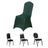 Hunter Emerald Green Spandex Stretch Fitted Banquet Slip On Chair Cover - 160 GSM