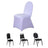 Lavender Lilac Spandex Stretch Fitted Banquet Slip On Chair Cover - 160 GSM
