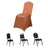 Terracotta (Rust) Spandex Stretch Fitted Banquet Slip On Chair Cover 160 GSM