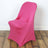 Fuchsia Spandex Stretch Fitted Folding Slip On Chair Cover 160 GSM