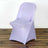 Lavender Lilac Spandex Stretch Fitted Folding Slip On Chair Cover 160 GSM