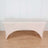 Blush Stretch Spandex Rectangle Tablecloth 6ft Wrinkle Free Fitted Table Cover