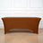 6ft Cinnamon Brown Spandex Stretch Fitted Rectangular Tablecloth