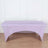 6ft Lavender Lilac Spandex Stretch Fitted Rectangular Tablecloth