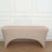 6ft Nude Spandex Stretch Fitted Rectangular Tablecloth