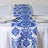 Royal Blue Flocking Table Runner