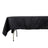60 Inch x 102 Inch Black Accordion Crinkle Taffeta Rectangle Tablecloth