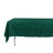 Hunter Emerald Green Accordion Crinkle Taffeta Rectangle Tablecloth 60 Inch x 102 Inch 