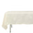 60 Inch x 102 Inch Ivory Accordion Crinkle Taffeta Fabric Rectangular Tablecloth