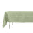 60x102inch Sage Green Accordion Crinkle Taffeta Rectangle Tablecloth