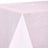 90 Inch By 132 Inch Blush Rose Gold Accordion Crinkle Taffeta Rectangular Tablecloth