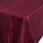 Rectangle Tablecloth 90 Inch x 132 Inch Burgundy Accordion Crinkle Taffeta