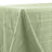 90x132inch Sage Green Accordion Crinkle Taffeta Rectangular Tablecloth