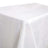 White Accordion Crinkle Taffeta 90 Inch x 132 Inch Rectangular Tablecloth