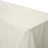 90 Inch x 156 Inch Ivory Accordion Crinkle Taffeta Fabric Rectangular Tablecloth