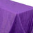 90x156inch Purple Accordion Crinkle Taffeta Rectangular Tablecloth